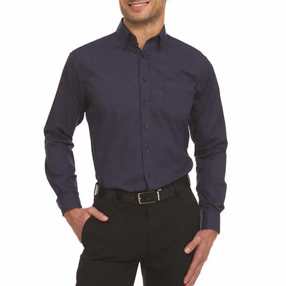 Nautica - Mens Long Sleeve Dress Shirt